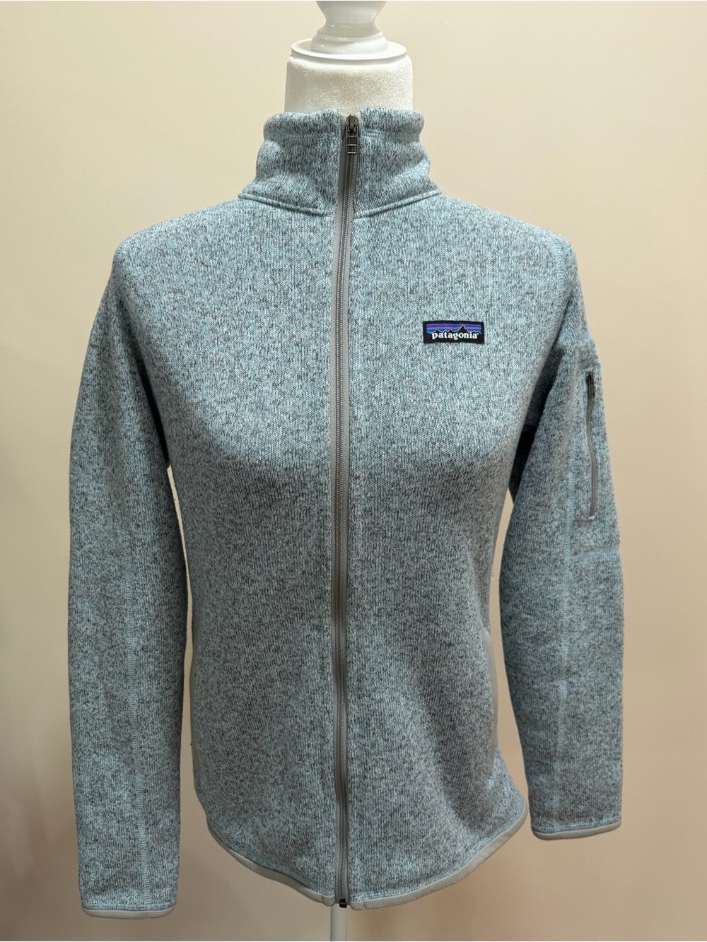 Patagonia Hawthorne Blue Full Zip Long Sleeve Better Sweater Fleece Jacket Sz. M